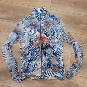 Alberto Makali Gloral Zebra Print Women's Jacket